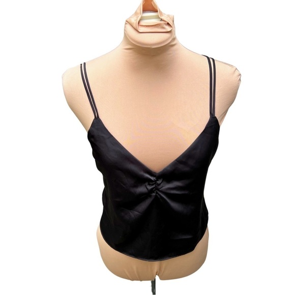 Express [NWT - Medium] Black Tie-Back Strappy Tank - Picture 4 of 9